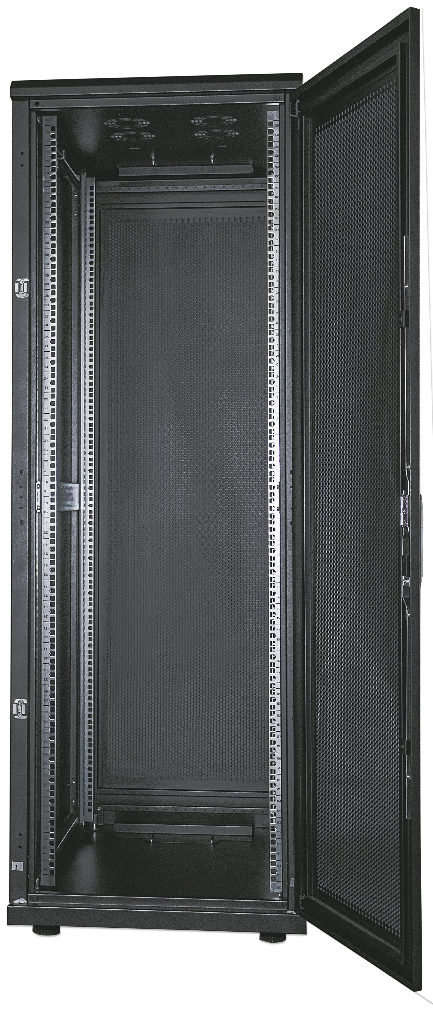 19" Serverschrank, Standard Line, 42 HE, 1000 (T) x 800 (B) mm, schwarz Image 5