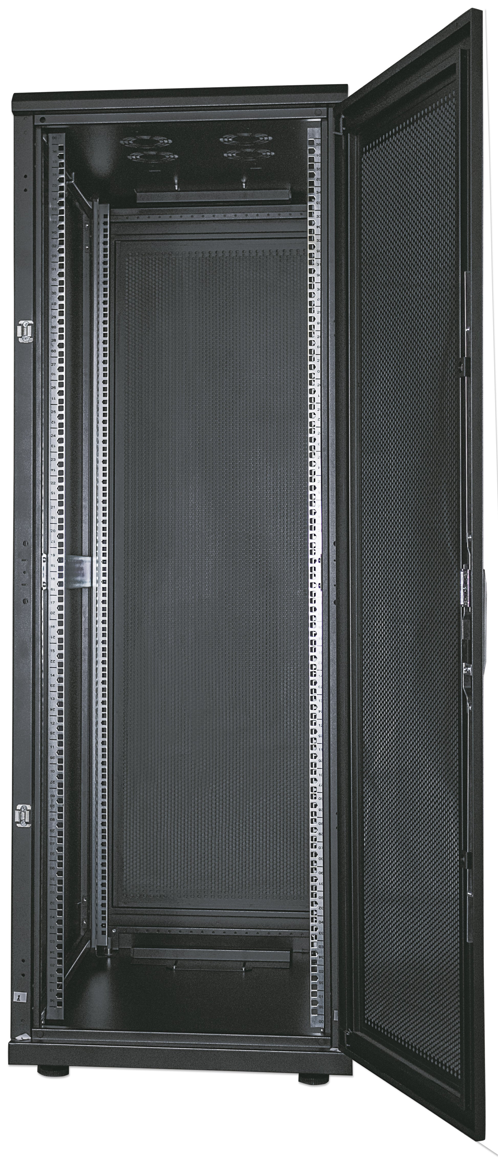 19" Serverschrank, Standard Line, 42 HE, 1000 (T) x 800 (B) mm, schwarz Image 5