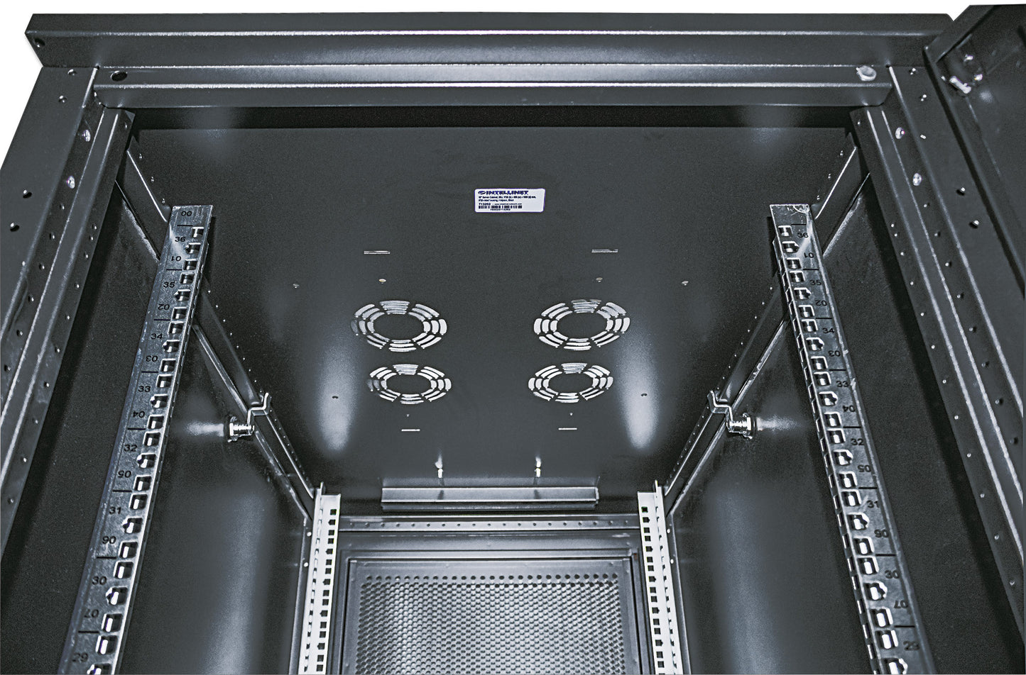 19" Serverschrank, Standard Line, 42 HE, 1000 (T) x 800 (B) mm, schwarz Image 6