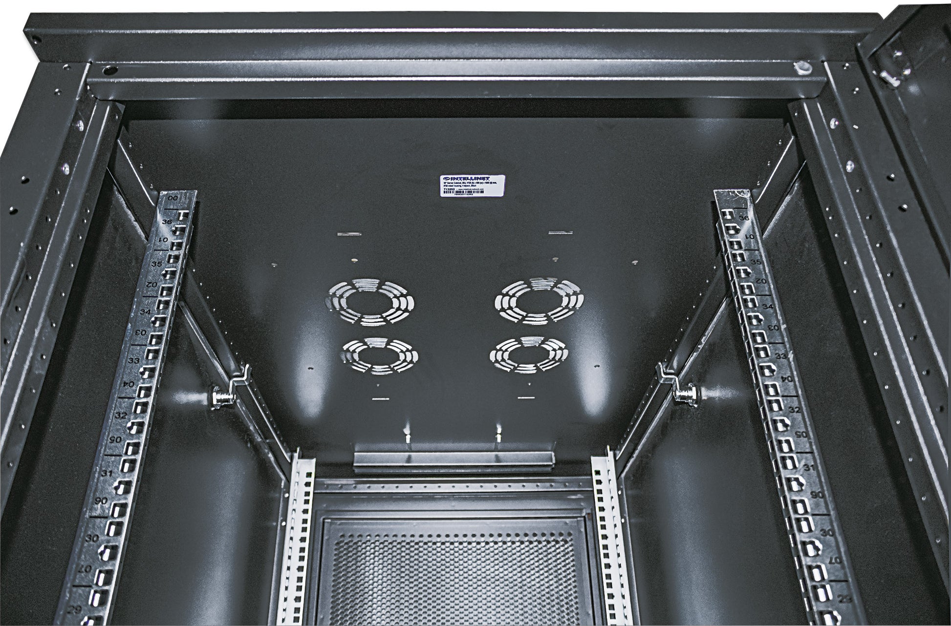 19" Serverschrank, Standard Line, 36 HE, 1000 (T) x 600 (B) mm, schwarz Image 6