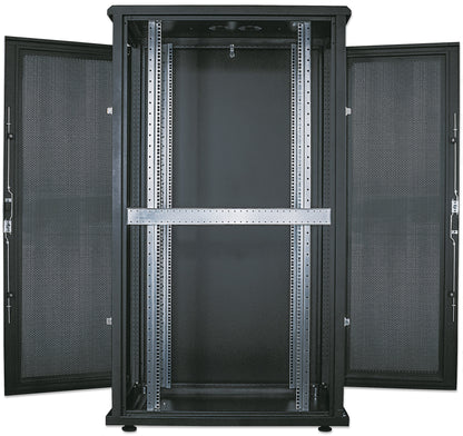 19" Serverschrank, Standard Line, 26 HE, 1000 (T) x 600 (B) mm, schwarz Image 8