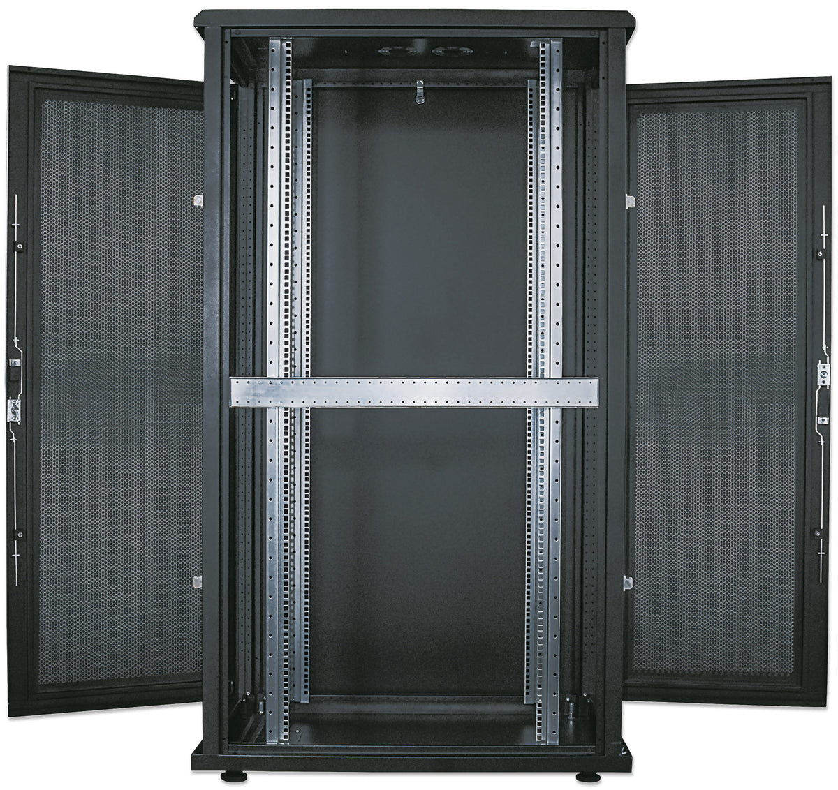 19" Serverschrank, Standard Line, 26 HE, 1000 (T) x 600 (B) mm, schwarz Image 8