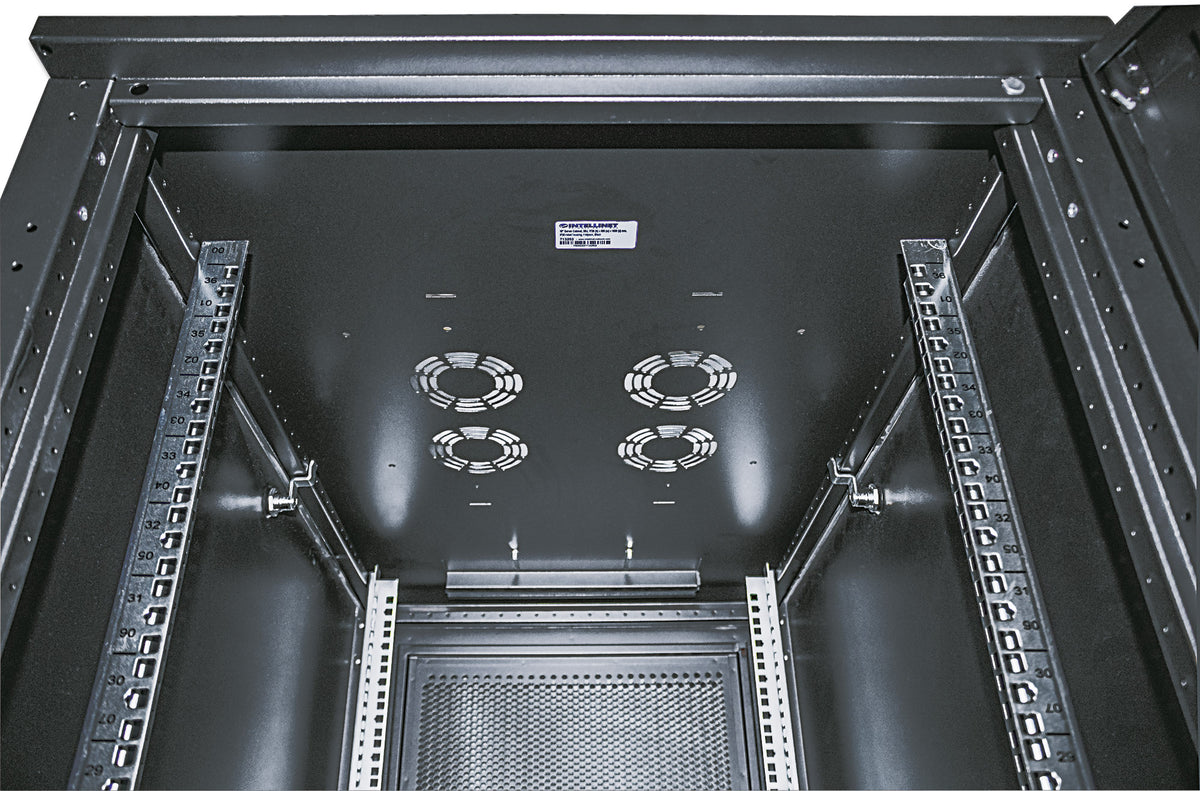19" Serverschrank, Standard Line, 26 HE, 1000 (T) x 600 (B) mm, schwarz Image 6