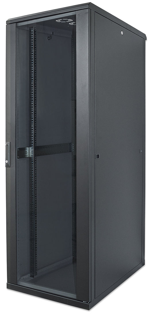 19" Netzwerkschrank, Standard Line, 36 HE, 800 (T) x 800 (B) mm, schwarz Image 1