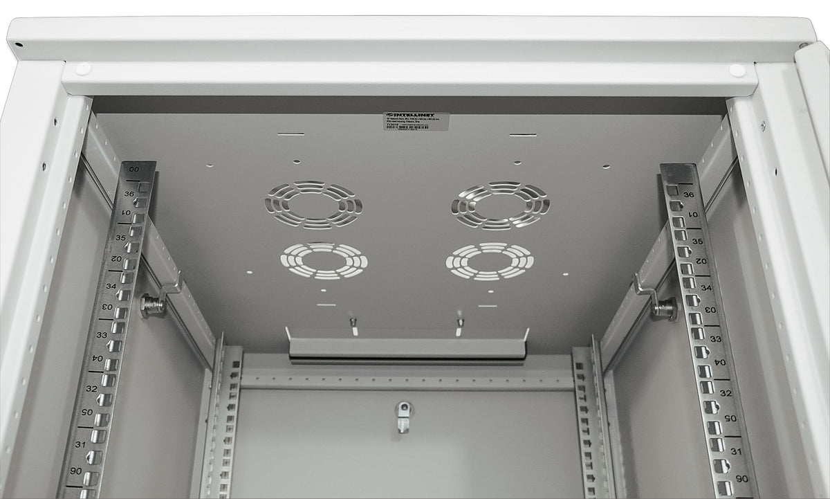 19" Netzwerkschrank, Standard Line, 36 HE, 800 (T) x 800 (B) mm, grau Image 6