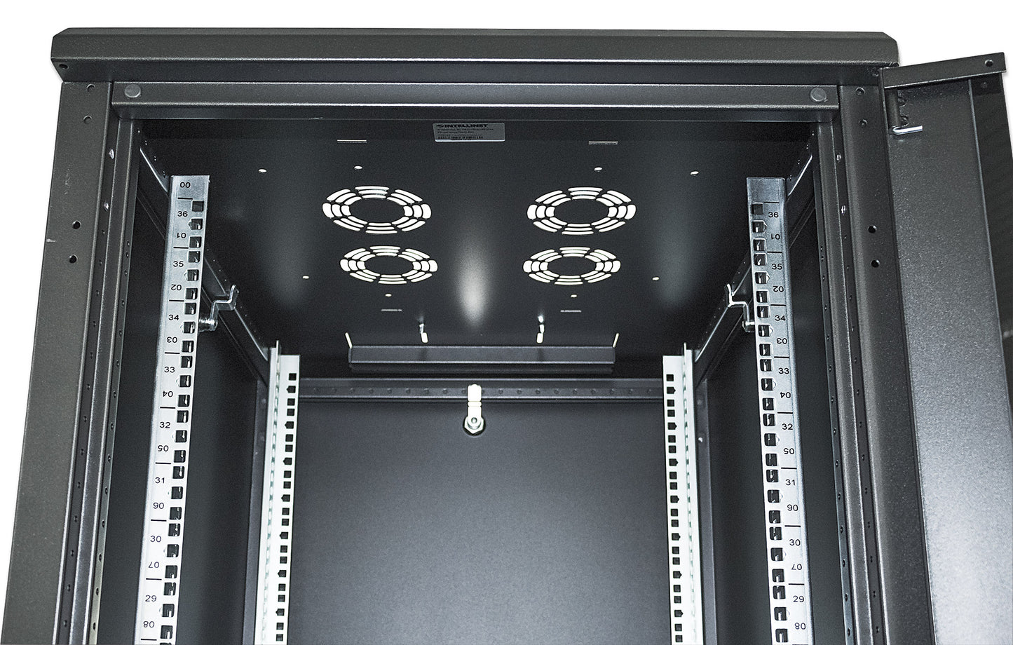 19" Netzwerkschrank, Standard Line, 32 HE, 600 (T) x 600 (B) mm, schwarz Image 6