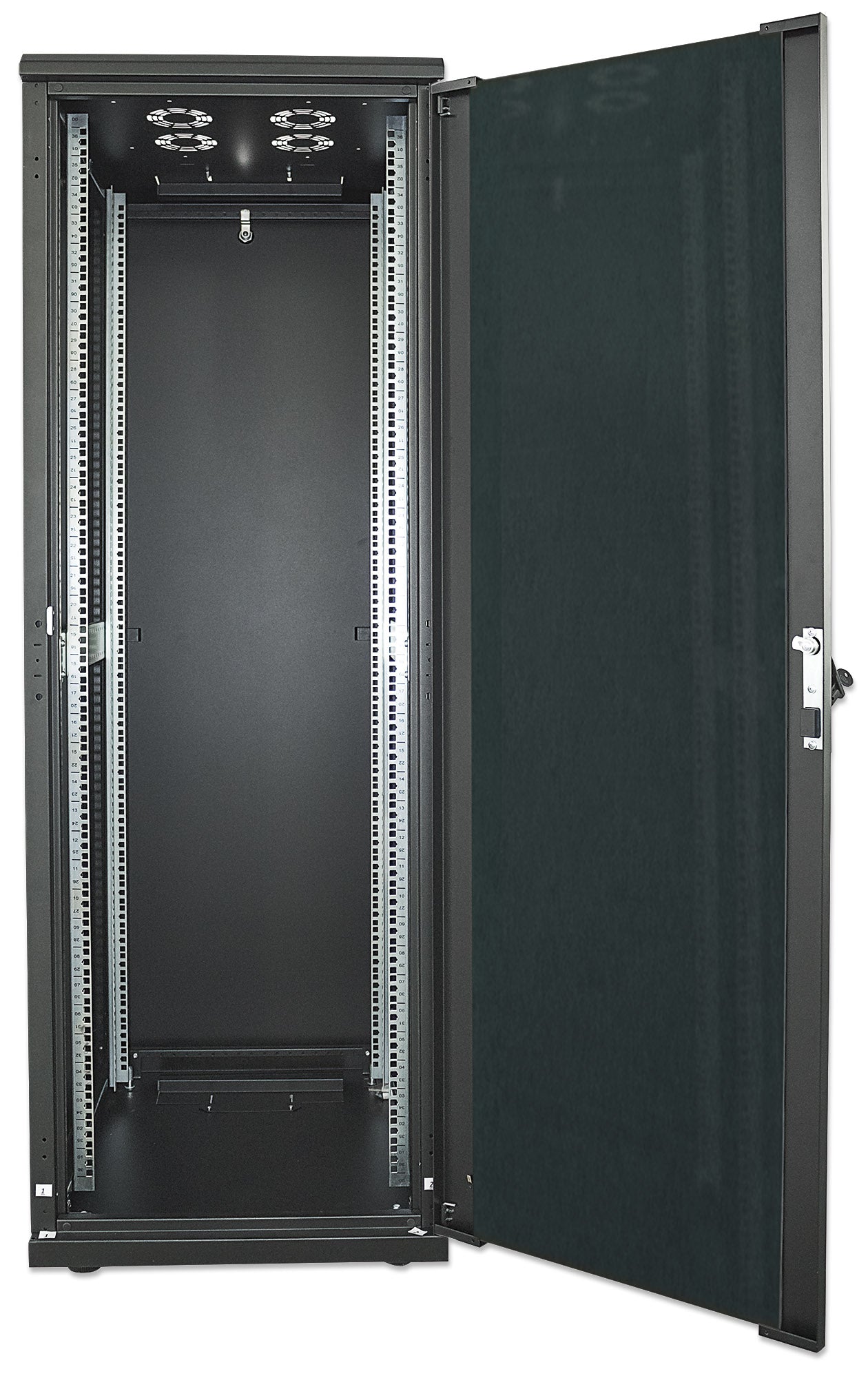 19" Netzwerkschrank, Standard Line, 22 HE, 800 (T) x 600 (B) mm, schwarz Image 4