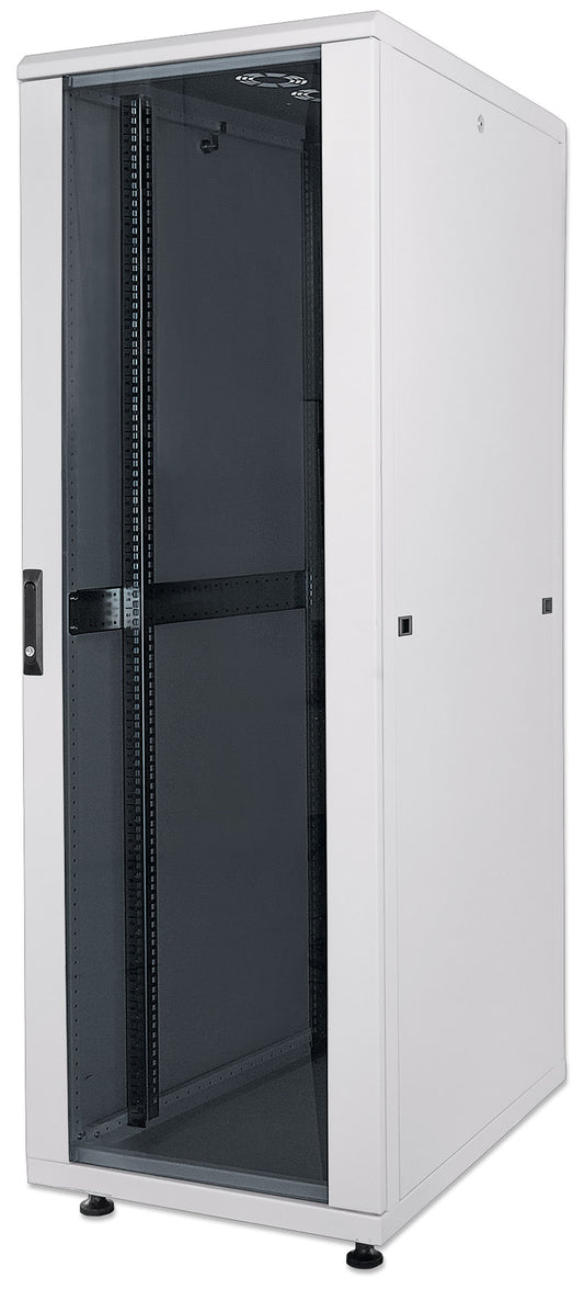 19" Netzwerkschrank, Standard Line, 26 HE, 600 (T) x 600 (B) mm, grau Image 1