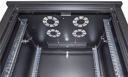 19" Netzwerkschrank, Standard Line, 16 HE, 600 (T) x 600 (B) mm, schwarz Image 9