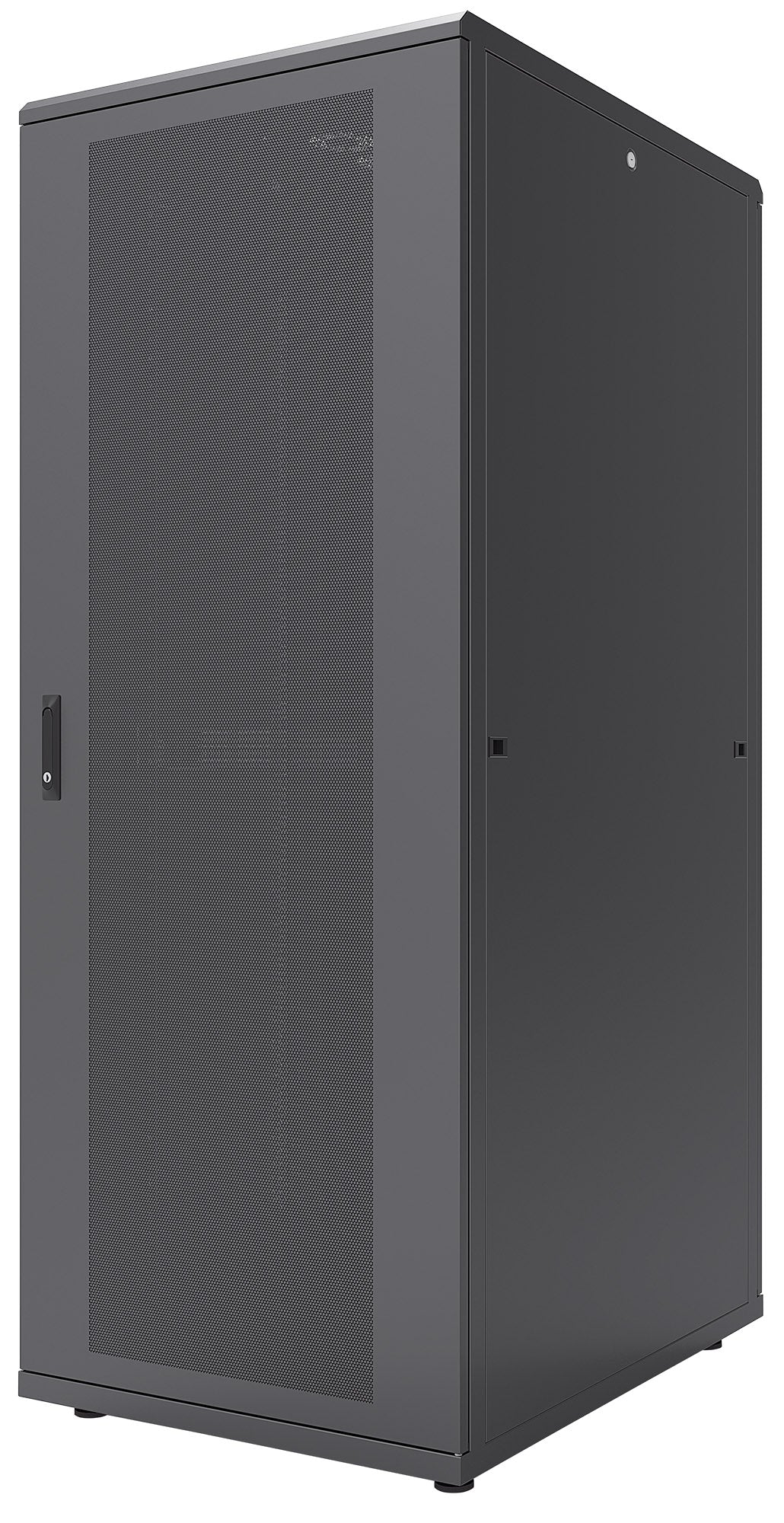 19" Serverschrank, Standard Line, 42 HE, 1200 (T) x 800 (B) mm, schwarz Image 1