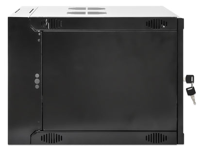 6 HE 19" Netzwerk-Wandverteiler mit Schwenkrahmen, Standard Line, 450 mm Tiefe, schwarz Image 5