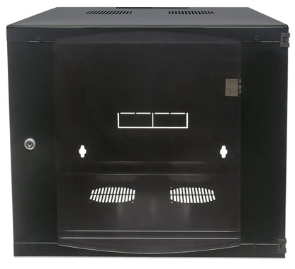 12 HE 19" Netzwerk-Wandverteiler mit Schwenkrahmen, Standard Line, 450 mm Tiefe, schwarz Image 3
