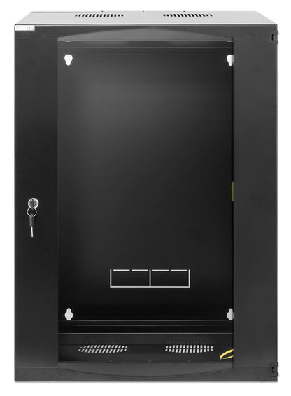 15 HE 19" Netzwerk-Wandverteiler mit Schwenkrahmen, Standard Line, 450 mm Tiefe, schwarz Image 3