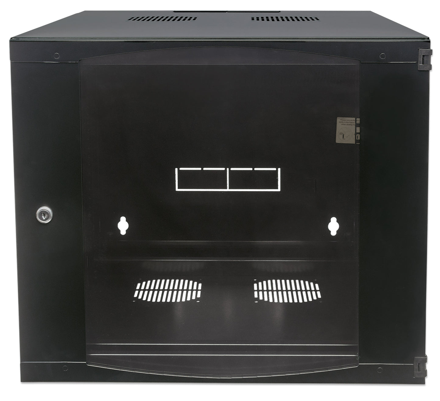 12 HE 19" Netzwerk-Wandverteiler mit Schwenkrahmen, Standard Line, 600 mm Tiefe, schwarz Image 4