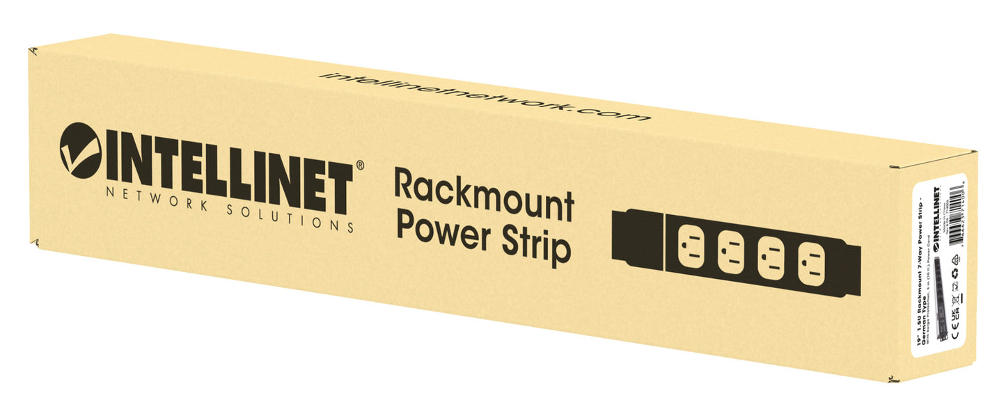 19" 7-fach Steckdosenleiste, Schutzkontakt Packaging Image 2