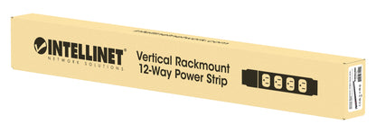 12-fach Steckdosenleiste, Schutzkontakt, vertikale Rackmontage Packaging Image 2