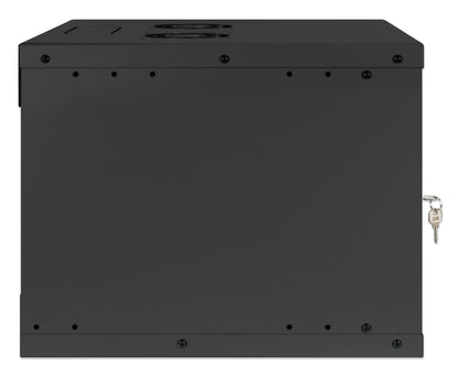 6 HE 19" Netzwerk-Wandverteiler, Basic Line, 400 mm Tiefe, schwarz Image 5