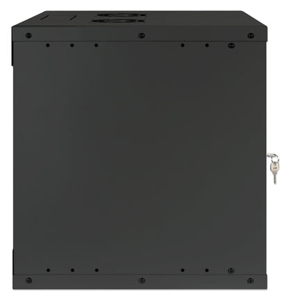 9 HE 19" Netzwerk-Wandverteiler, Basic Line, 400 mm Tiefe, schwarz Image 5