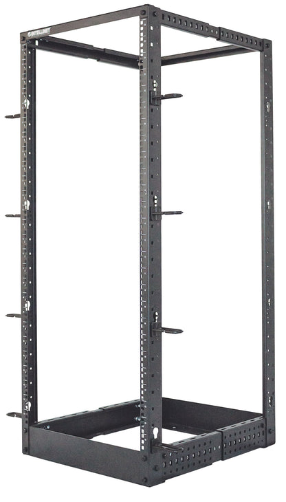 19" Netzwerk-Laborgestell, freistehend, 4 Tragschienen, 26 HE Image 1