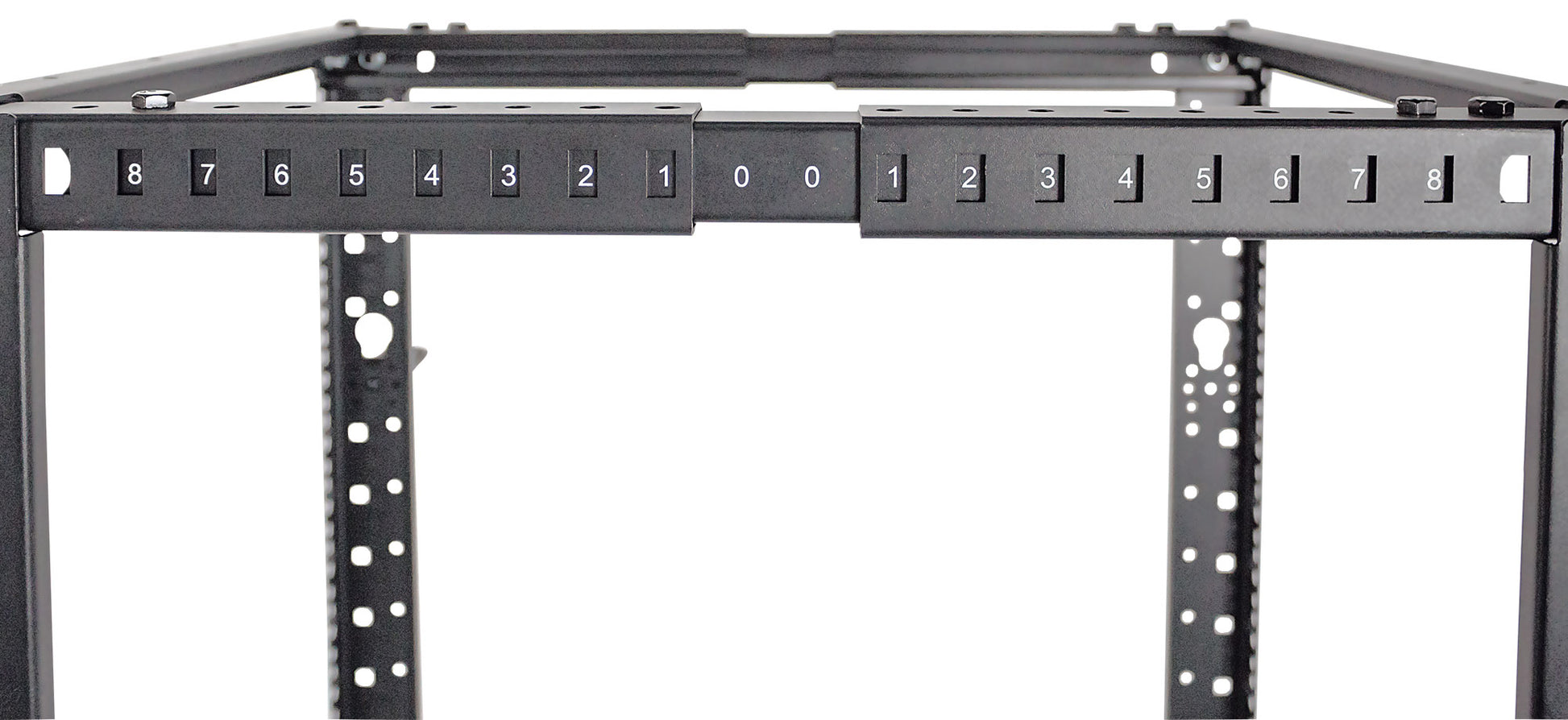 19" Netzwerk-Laborgestell, freistehend, 4 Tragschienen, 26 HE Image 6