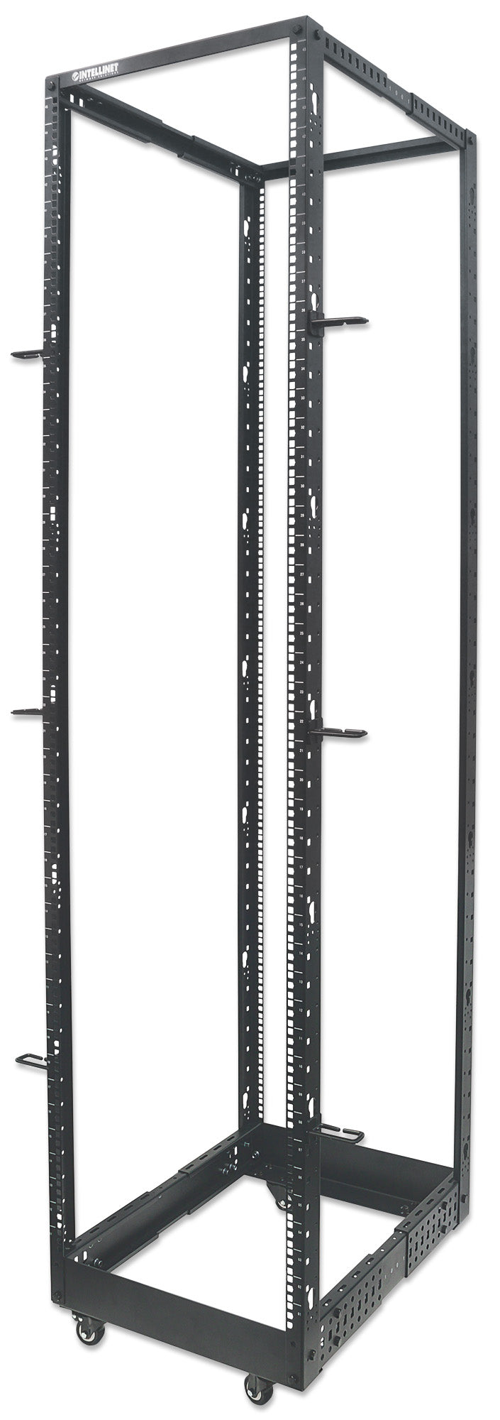 19" Netzwerk-Laborgestell, freistehend, 4 Tragschienen, 45 HE Image 1