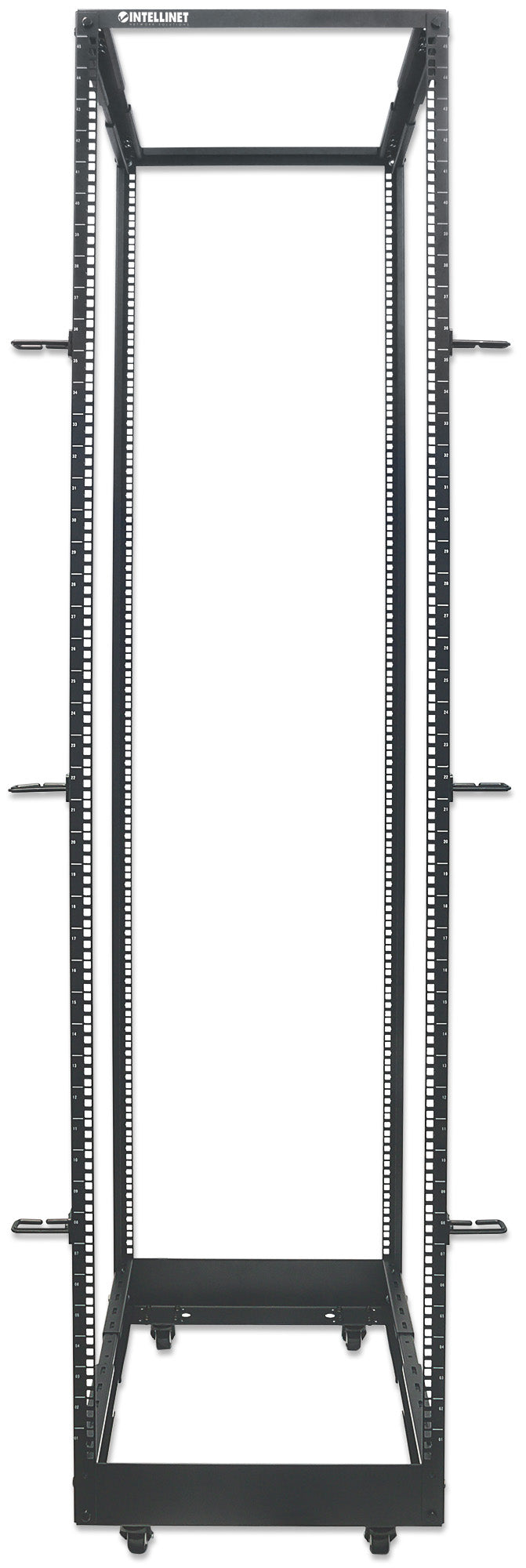 19" Netzwerk-Laborgestell, freistehend, 4 Tragschienen, 45 HE Image 3