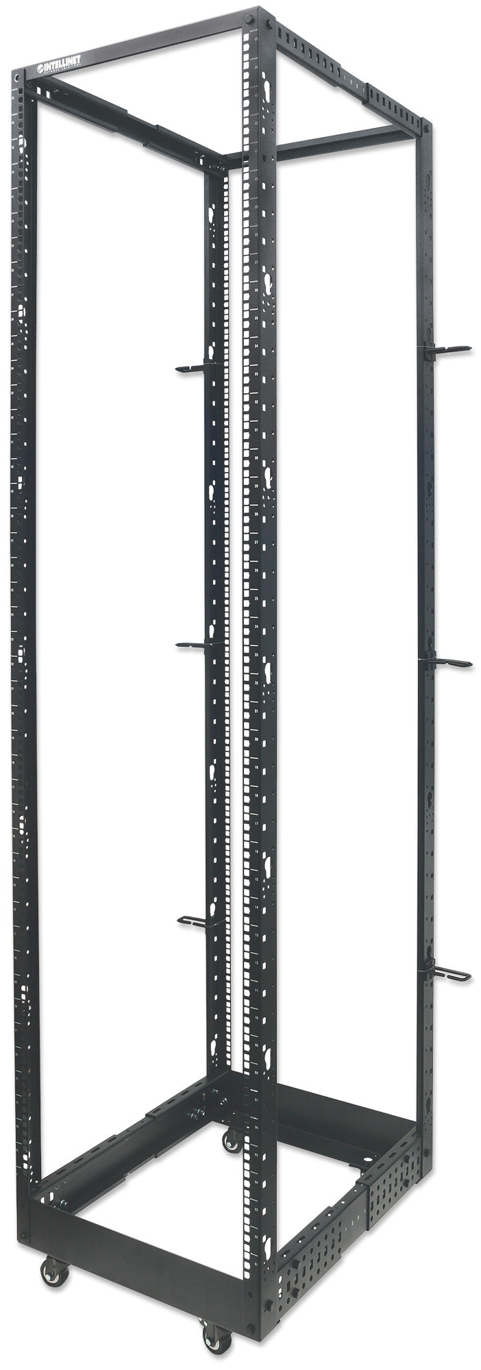 19" Netzwerk-Laborgestell, freistehend, 4 Tragschienen, 45 HE Image 4