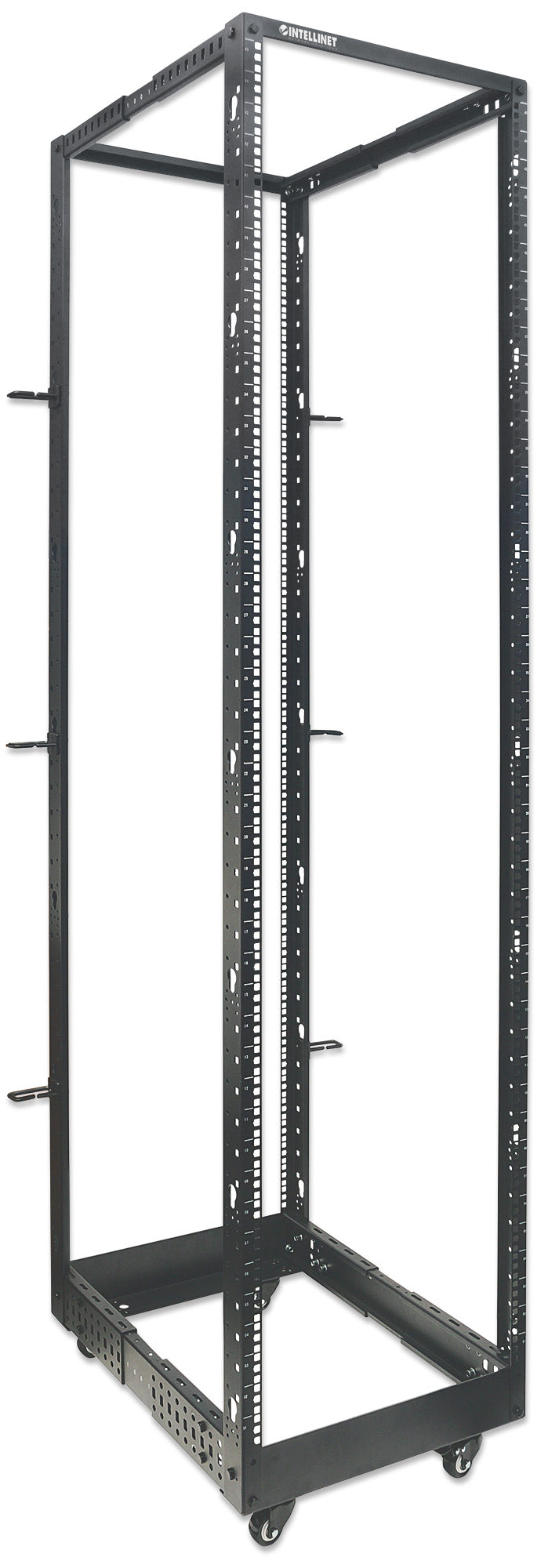 19" Netzwerk-Laborgestell, freistehend, 4 Tragschienen, 45 HE Image 5