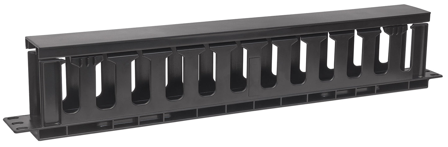 Kabelmanagement für 19"-Schränke, 1 HE, schwarz Image 2