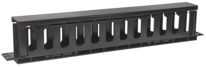 Kabelmanagement für 19"-Schränke, 1 HE, schwarz Image 2