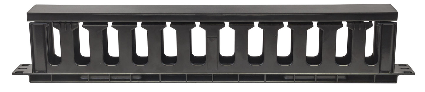 Kabelmanagement für 19"-Schränke, 1 HE, schwarz Image 3