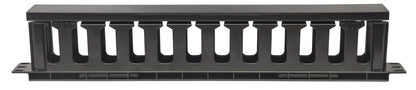 Kabelmanagement für 19"-Schränke, 1 HE, schwarz Image 3