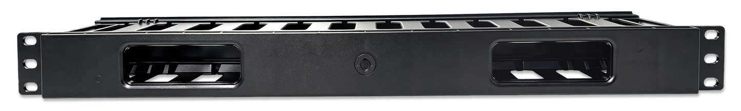Kabelmanagement für 19"-Schränke, 1 HE, schwarz Image 6