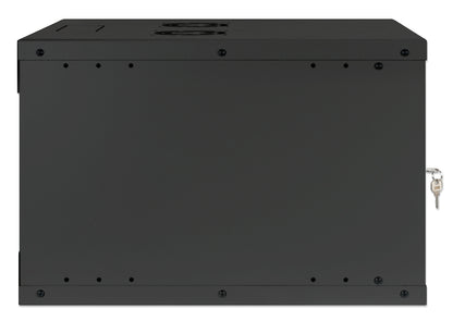 6 HE 19" Netzwerk-Wandverteiler, Basic Line, 560 mm Tiefe, schwarz Image 5