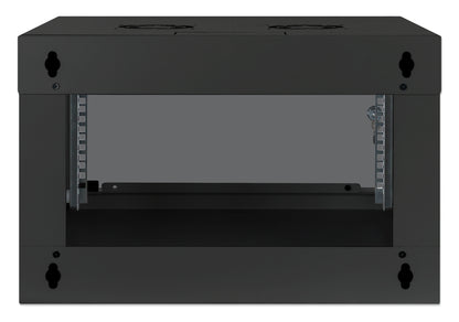 6 HE 19" Netzwerk-Wandverteiler, Basic Line, 560 mm Tiefe, schwarz Image 6