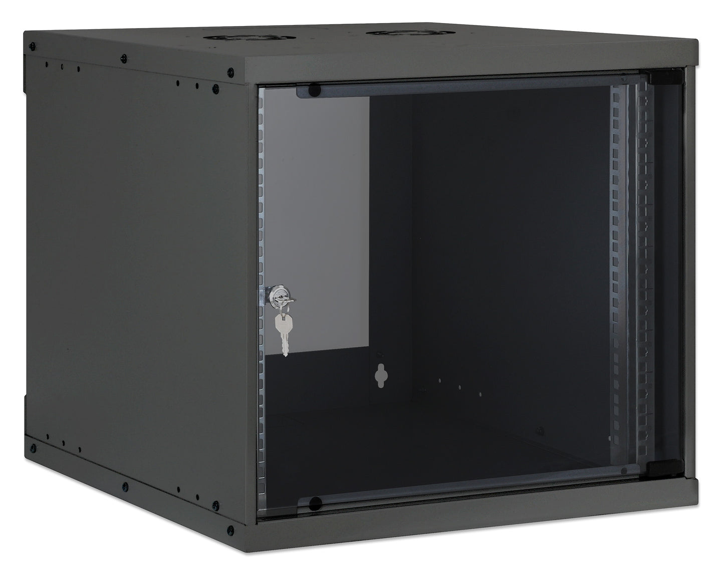 9 HE 19" Netzwerk-Wandverteiler, Basic Line, 560 mm Tiefe, schwarz Image 2