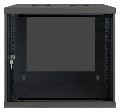9 HE 19" Netzwerk-Wandverteiler, Basic Line, 560 mm Tiefe, schwarz Image 3