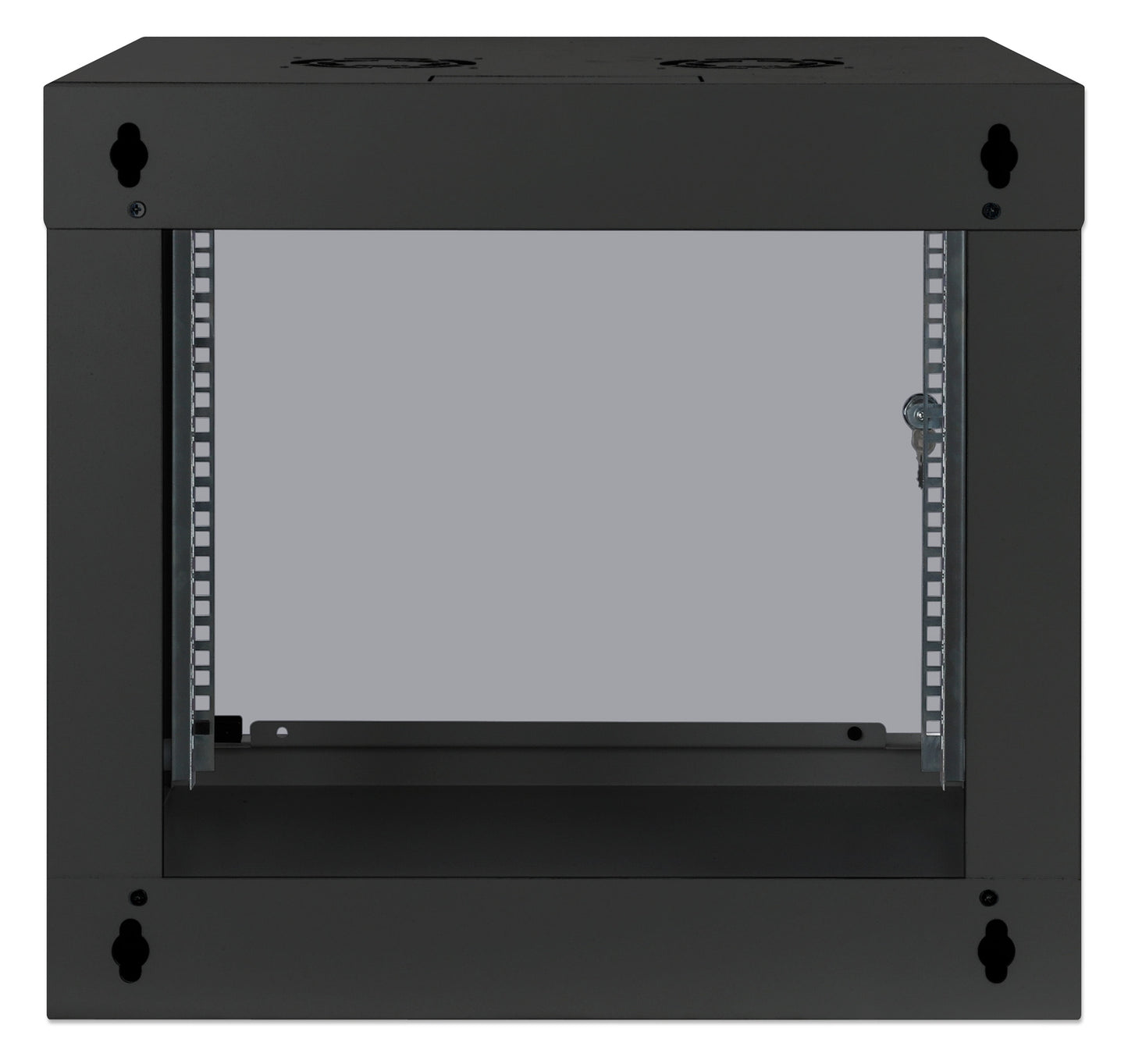 9 HE 19" Netzwerk-Wandverteiler, Basic Line, 560 mm Tiefe, schwarz Image 6