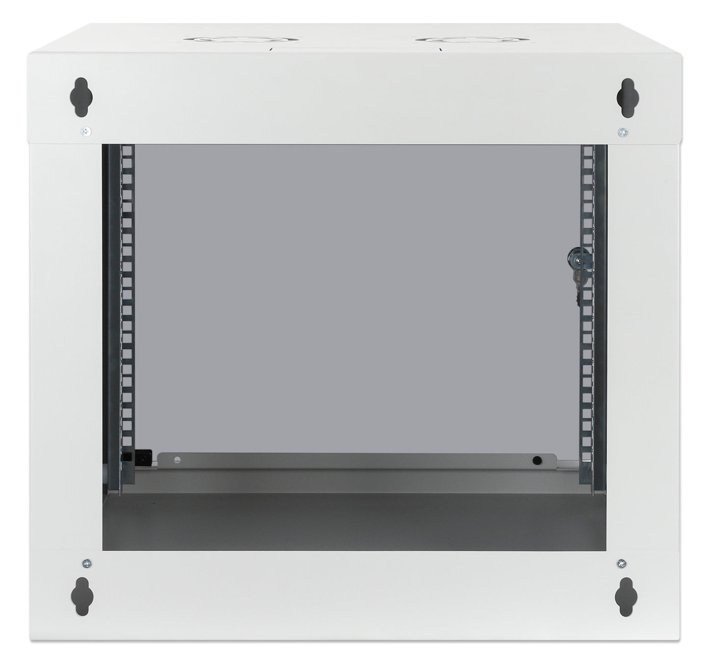 9 HE 19" Netzwerk-Wandverteiler, Basic Line, 560 mm Tiefe, grau Image 6