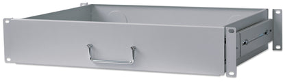 19" Schublade, 2 HE, 350 mm Tiefe, grau Image 1
