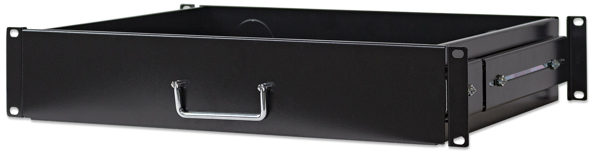19" Schublade, 2 HE, 350 mm Tiefe, schwarz Image 1