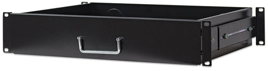 19" Schublade, 2 HE, 350 mm Tiefe, schwarz Image 1