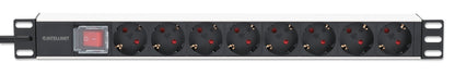 19" 8-fach Steckdosenleiste / PDU, Schutzkontakt, 1 HE Image 4
