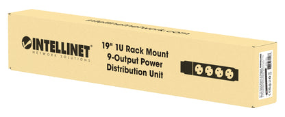 19" 9-fach Steckdosenleiste / PDU, Schutzkontakt, 1 HE Packaging Image 2
