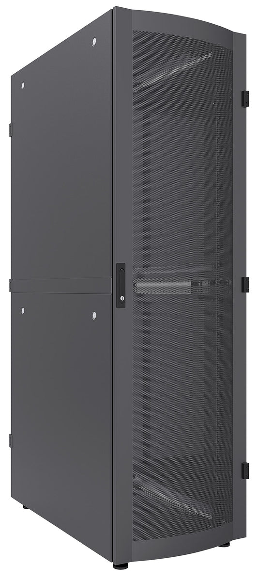 19" Serverschrank, Standard Line, 42 HE, 1200 (T) x 600 (B) mm, schwarz Image 2