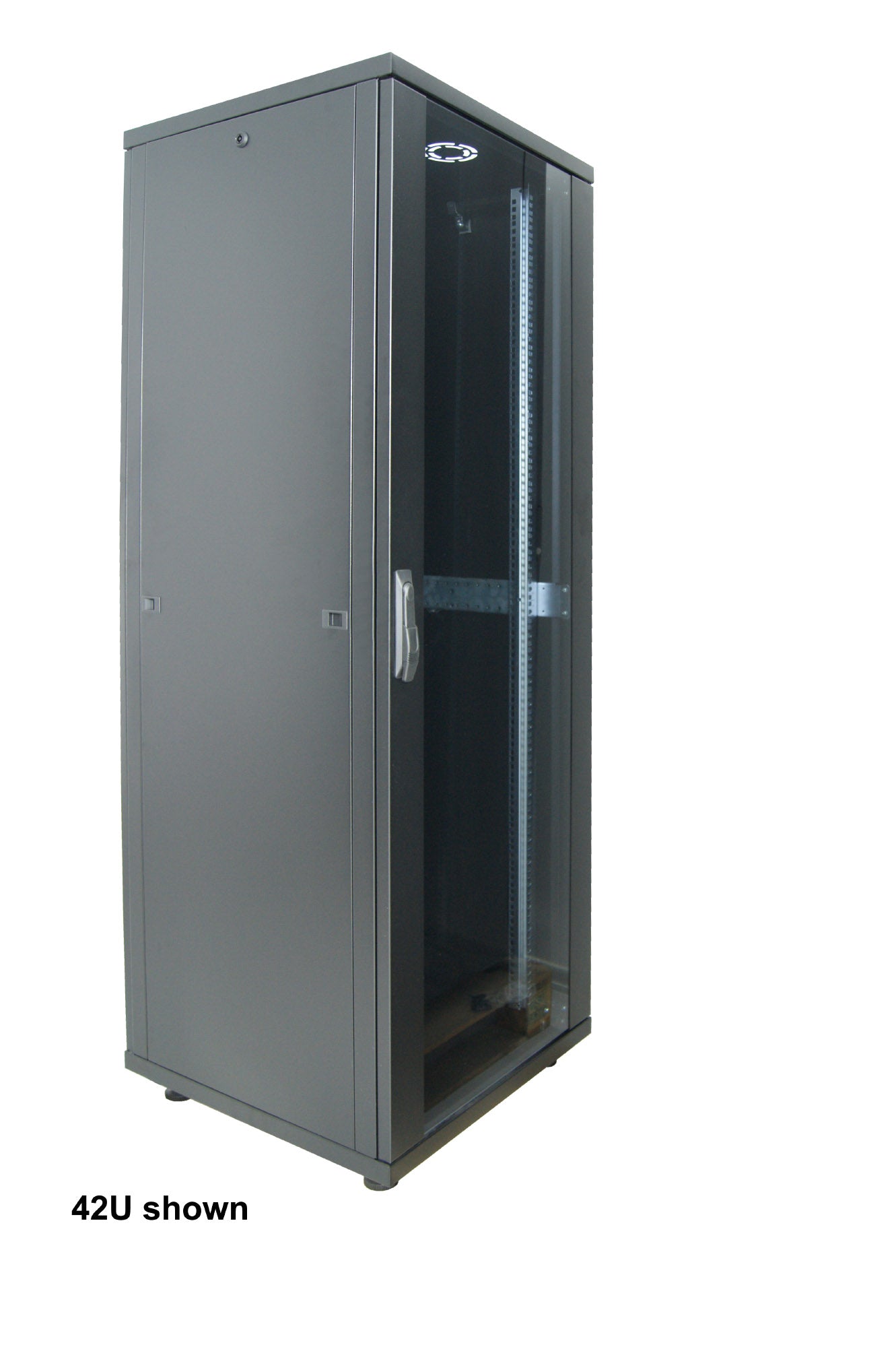 19" Netzwerkschrank, Basic Line, 22 HE, 800 (T) x 600 (B) mm, schwarz Image 3