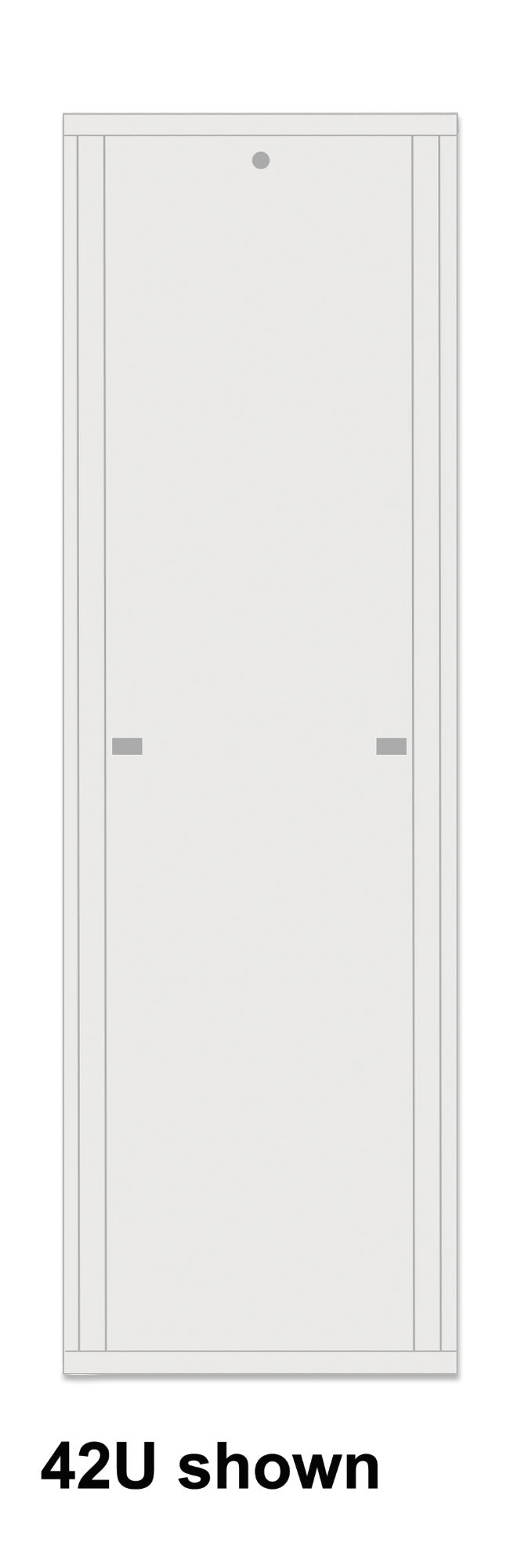 19" Netzwerkschrank, Basic Line, 22 HE, 800 (T) x 600 (B) mm, grau Image 4