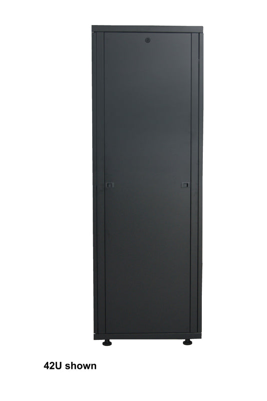 19" Netzwerkschrank, Basic Line, 32 HE, 800 (T) x 600 (B) mm, schwarz Image 1