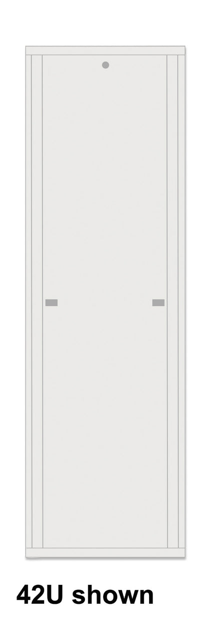 19" Netzwerkschrank, Basic Line, 32 HE, 800 (T) x 600 (B) mm, grau Image 4