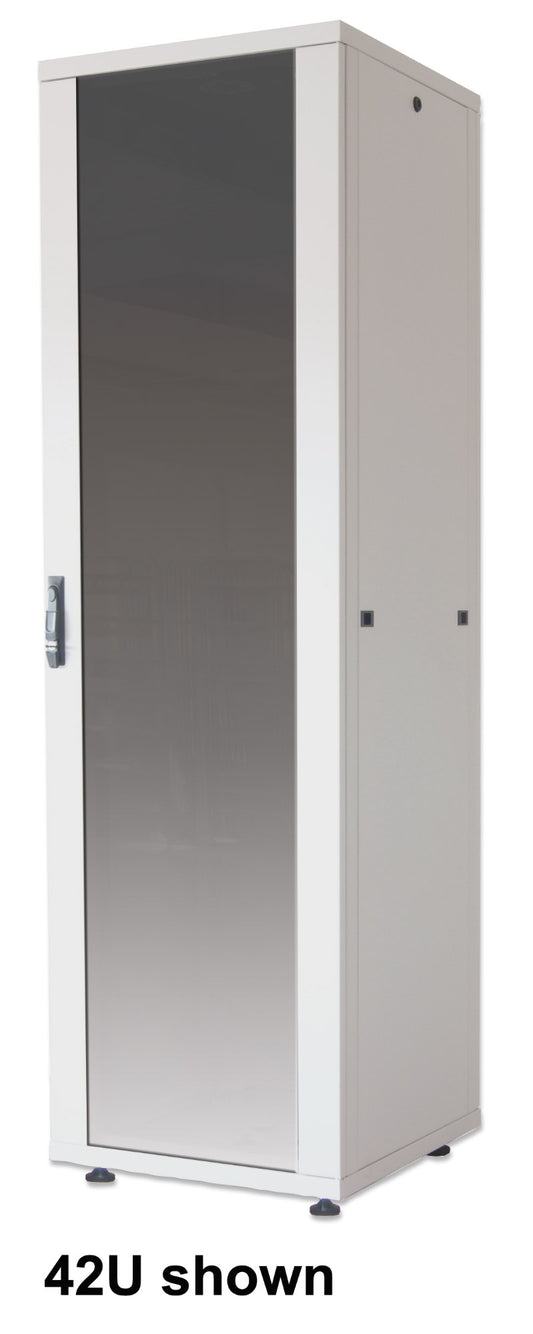 19" Netzwerkschrank, Basic Line, 32 HE, 800 (T) x 600 (B) mm, grau Image 1